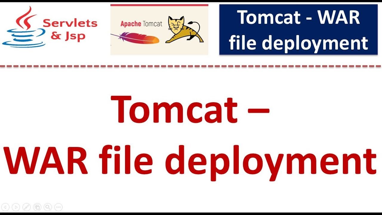 Deploy war file to tomcat